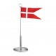 GEORG JENSEN verjaardagsvlag BERNADOTTE Denemarken RVS H 38,8cm