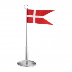 GEORG JENSEN verjaardagsvlag BERNADOTTE Denemarken RVS H 38,8cm