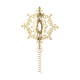 GEORG JENSEN CHRISTMAS ICE FLOWER Tree topper 18K Goldplated