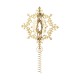 GEORG JENSEN CHRISTMAS ICE FLOWER Tree topper 18K Goldplated